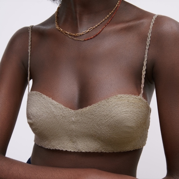 Zara CROCHETED Bralette - Picture 2 of 5